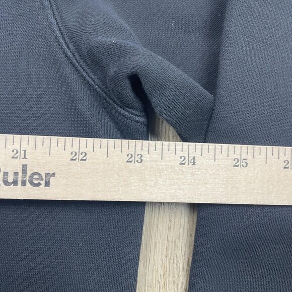 G-Star RAW Sweatshirt Mens Large Black Crewneck Pullover Logo RAW Graphic Fleece - Picture 10 of 12